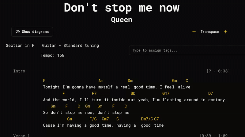 Transposing is super easy!